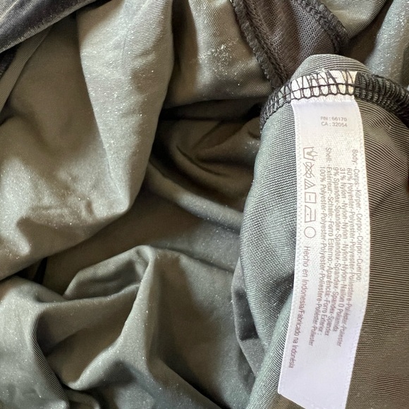 FREE PEOPLE Charcoal Gray Spliced Stretch Velvet Slip Maxi Dress - Picture 10 of 10